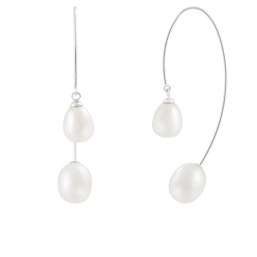 商品Splendid Pearls|7-8mm Double Pearl Earrings,价格¥400,第1张图片