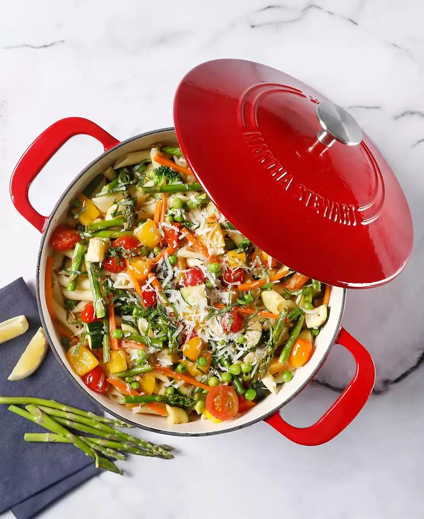 商品Martha Stewart|Gatwick Enamel Cast Iron 7 Quart Dutch Oven,价格¥1037,第2张图片详细描述