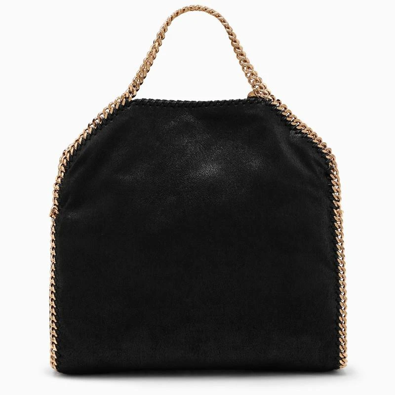 商品Stella McCartney|Black/gold Falabella Fold Over bag,价格¥8209,第4张图片详细描述