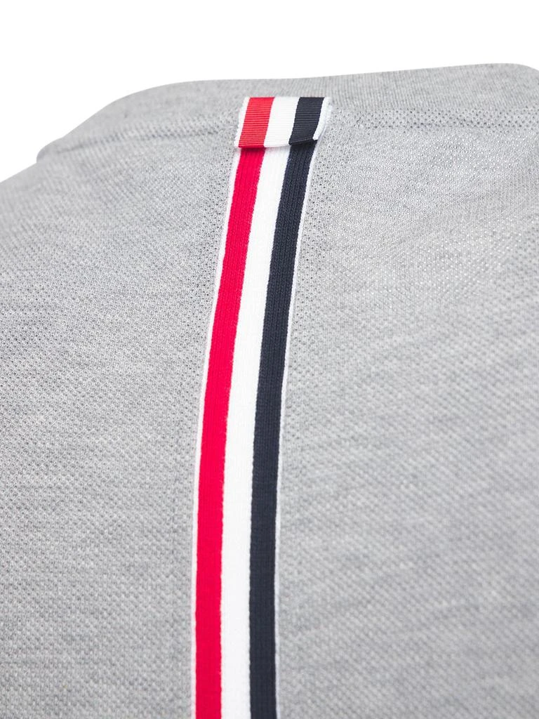 商品Thom Browne|Intarsia Band Cotton Jersey T-shirt,价格¥3152,第4张图片详细描述