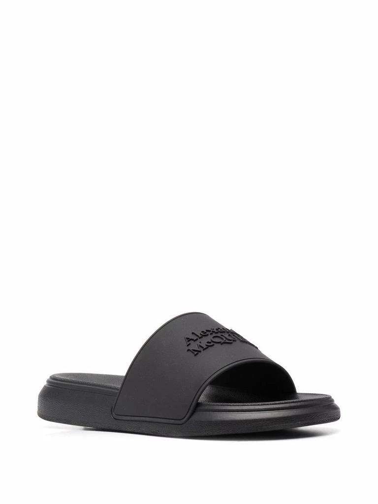 商品Alexander McQueen|Alexander Mcqueen Men&#39;s  Black Pvc Sandals,价格¥2886,第2张图片详细描述