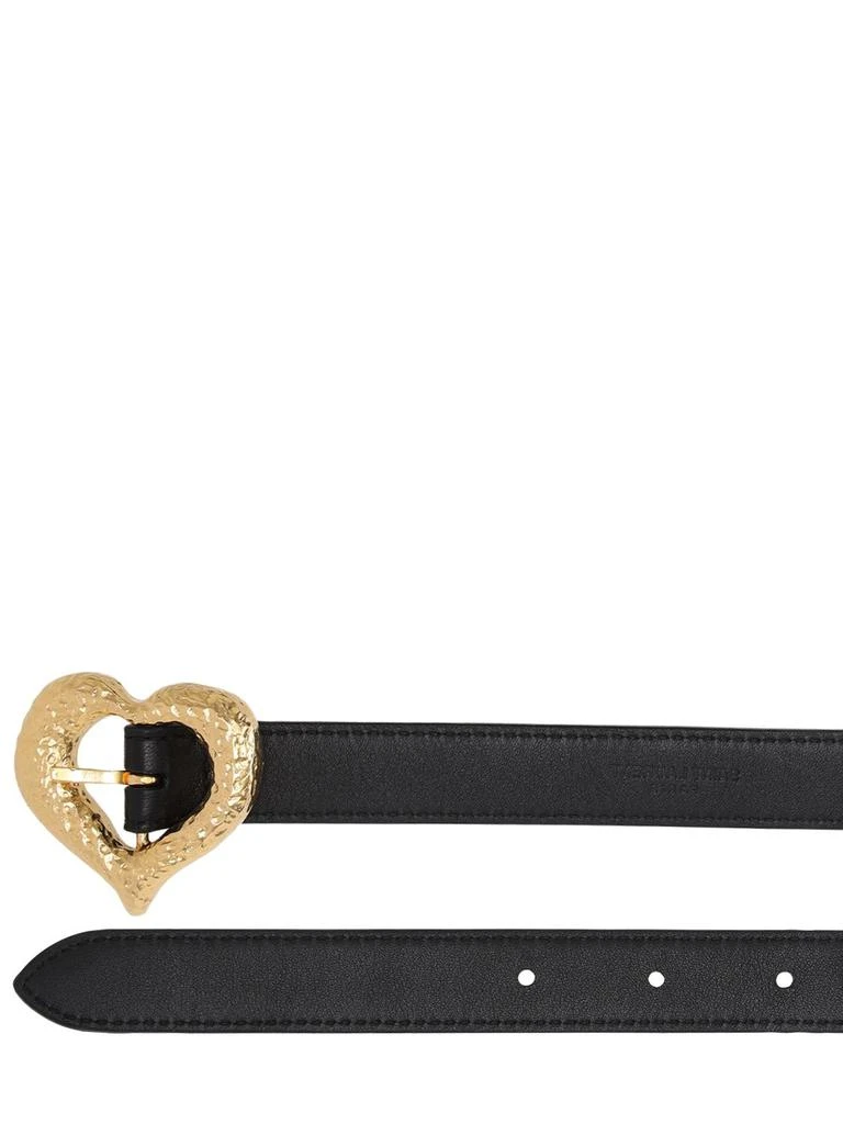 商品Yves Saint Laurent|2cm Heart Slim Leather Belt,价格¥2901,第2张图片详细描述