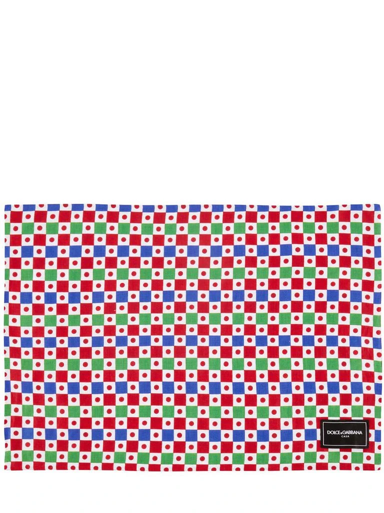 商品Dolce & Gabbana|Carretto Placemat & Napkin Set,价格¥3416,第3张图片详细描述