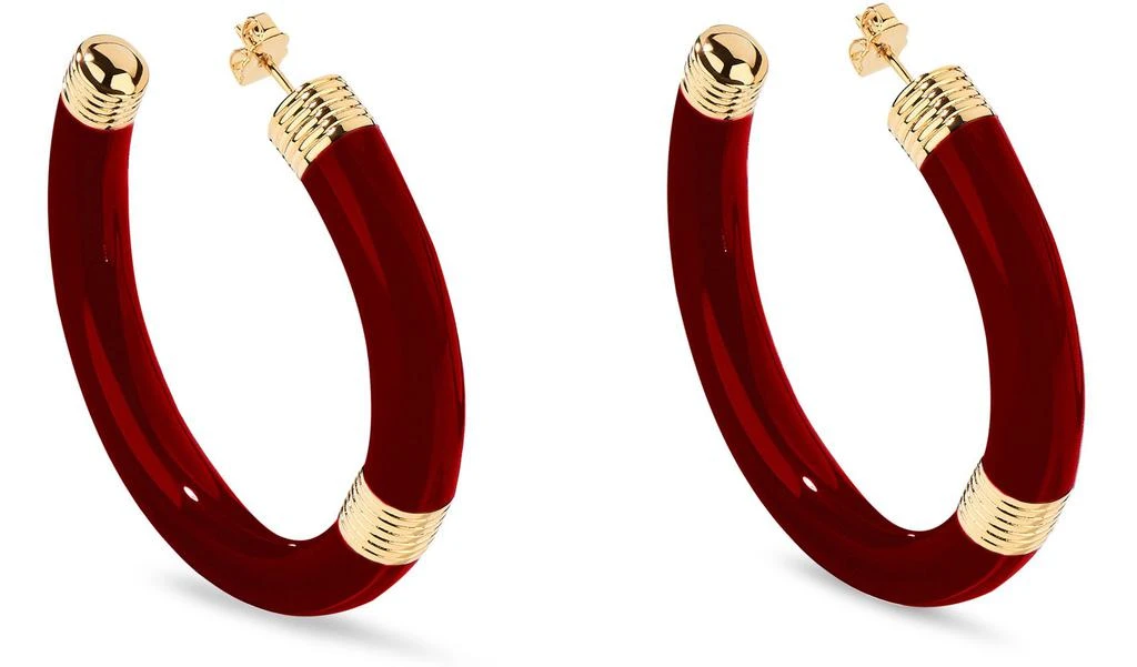 商品AURELIE BIDERMANN|Boucles d'oreilles Katt Bordeaux,价格¥1909,第1张图片