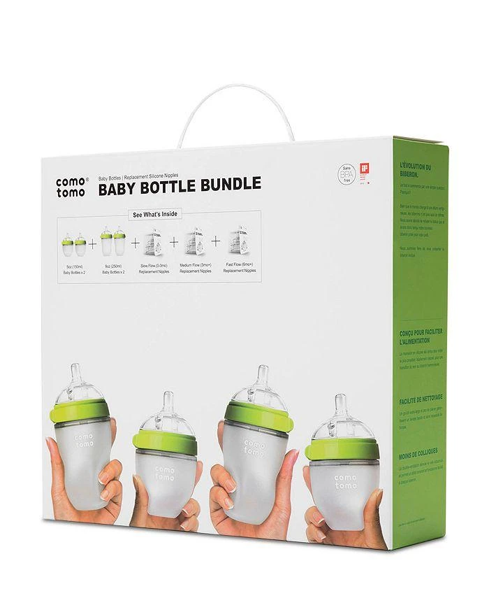 商品Comotomo|Baby Bottle Bundle, 7-Piece Set,价格¥447,第1张图片