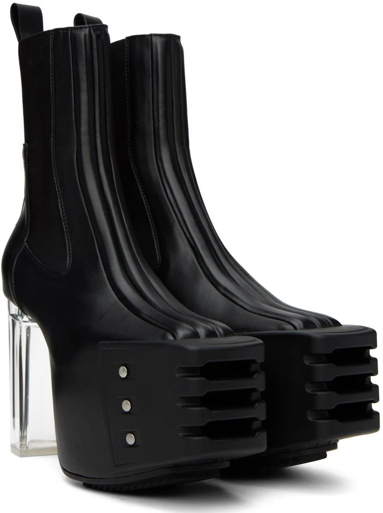 商品Rick Owens|Black Beatle Platform Boots,价格¥6186,第4张图片详细描述