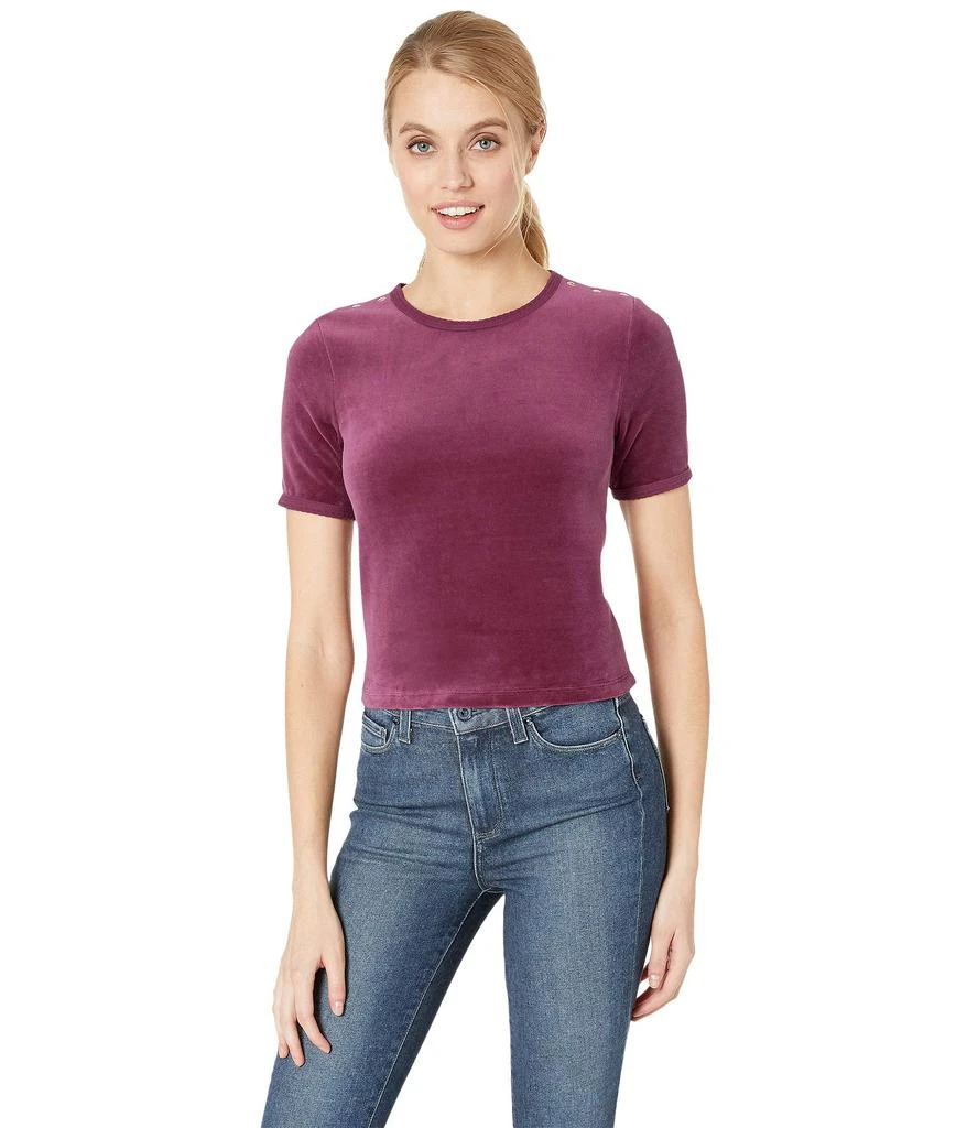 商品Juicy Couture|Velour Top,价格¥211,第1张图片