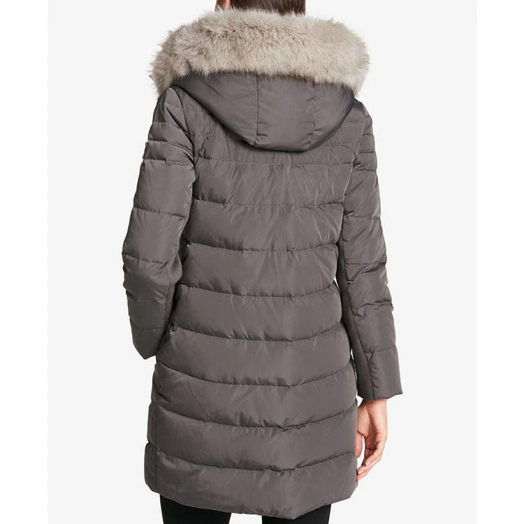 商品DKNY|Faux-Fur-Trim Down Puffer Coat,价格¥1100,第2张图片详细描述