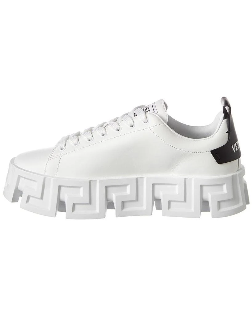 商品Versace|Versace Greca Labyrinth Leather Platform Sneaker,价格¥2915,第2张图片详细描述