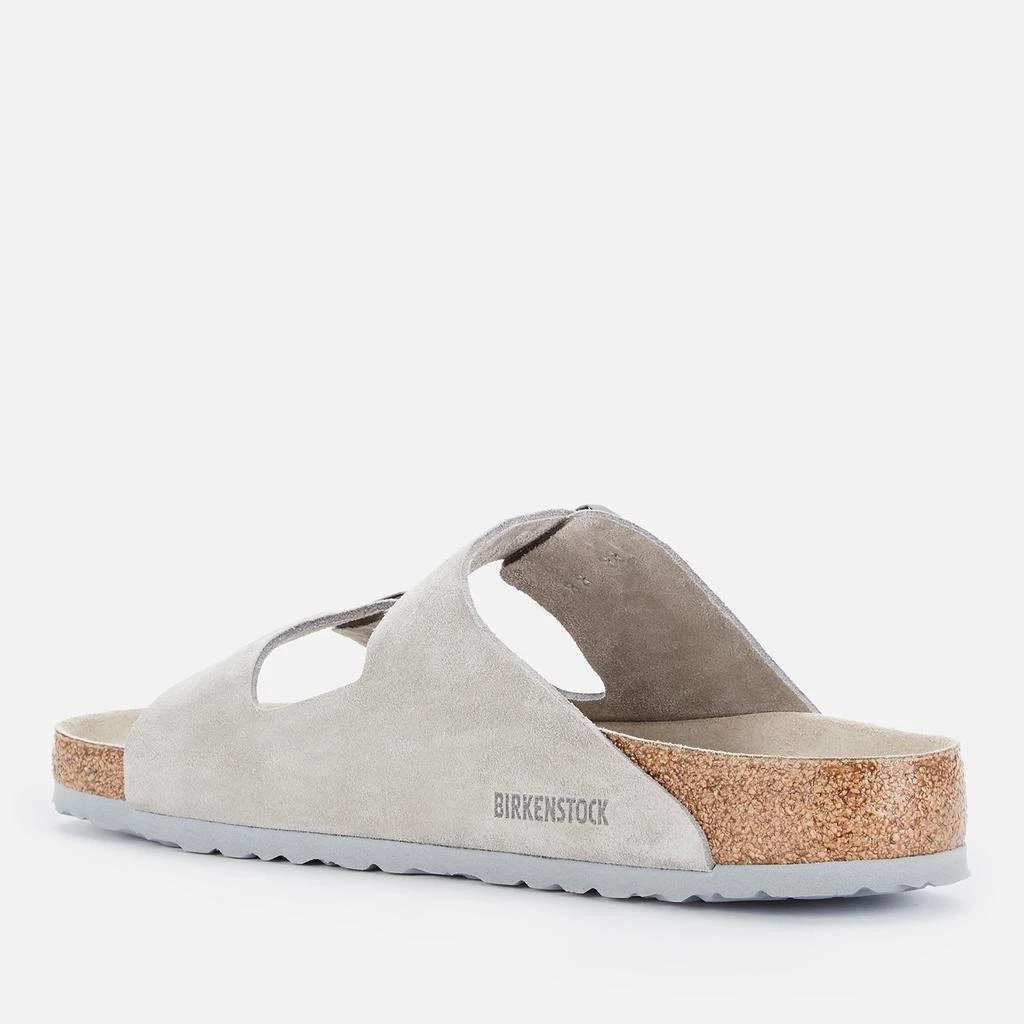 商品Birkenstock|Birkenstock Men's Arizona Suede Double Strap Sandals - Stone Coin,价格¥592,第2张图片详细描述