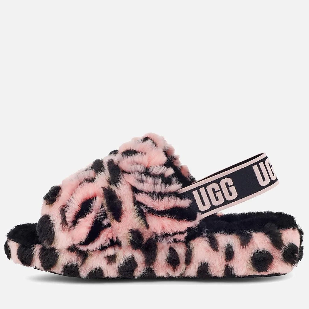 商品UGG|UGG WOMEN'S FLUFF YEAH ANIMALIA SHEEPSKIN SLIPPERS - PINK SCALLOP,价格¥485,第3张图片详细描述