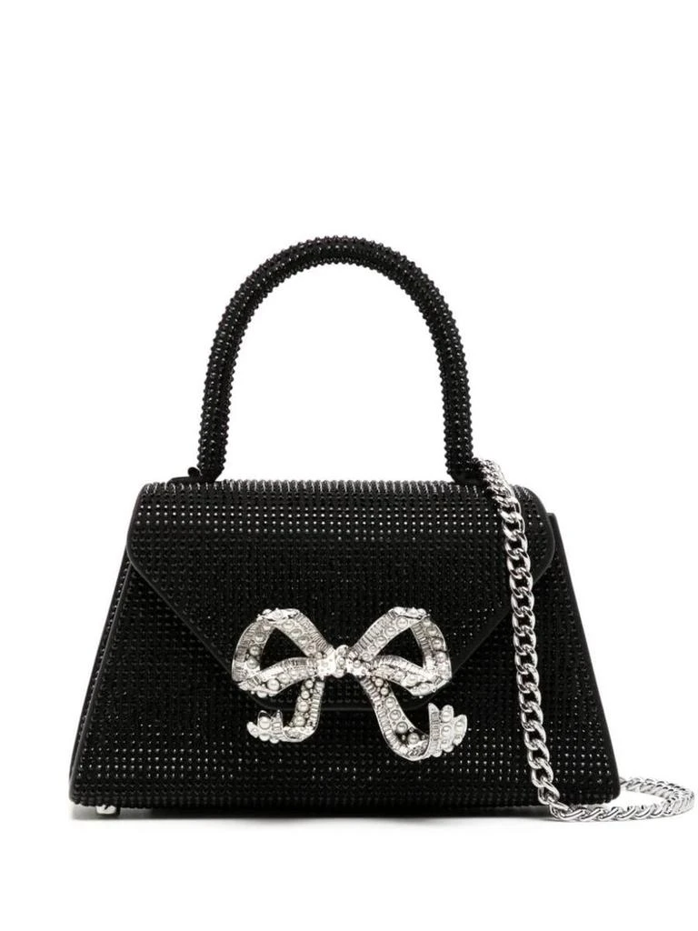 商品Self Portrait|SELF-PORTRAIT Bow detail strass mini bag,价格¥3332,第1张图片