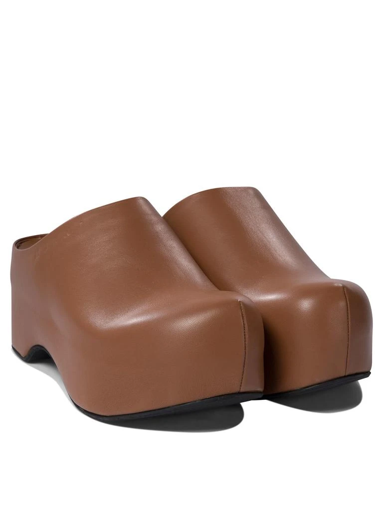 商品Marni|Chunky Clog Sabot Loafers & Slippers Brown,价格¥4193,第2张图片详细描述