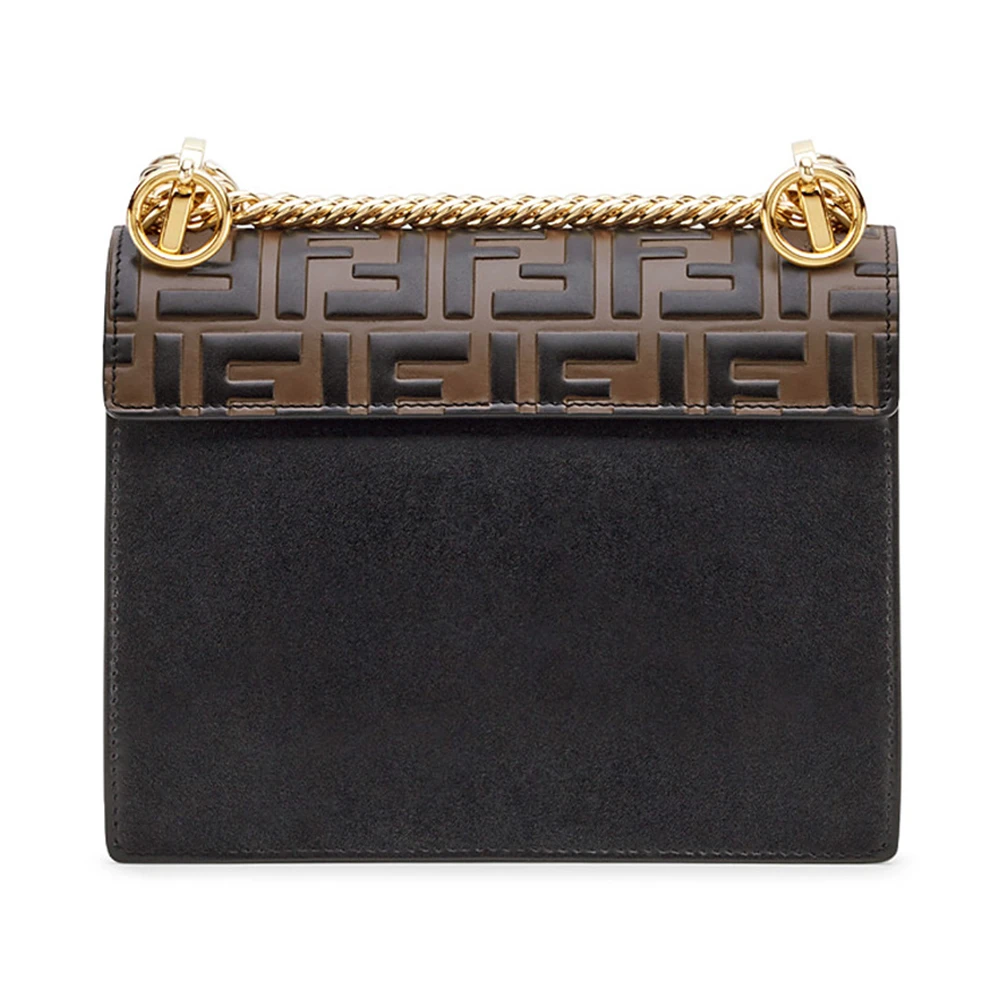 Fendi 芬迪 女士黑褐色拼接斜挎包 8M0381-A5TY-F13WB 商品
