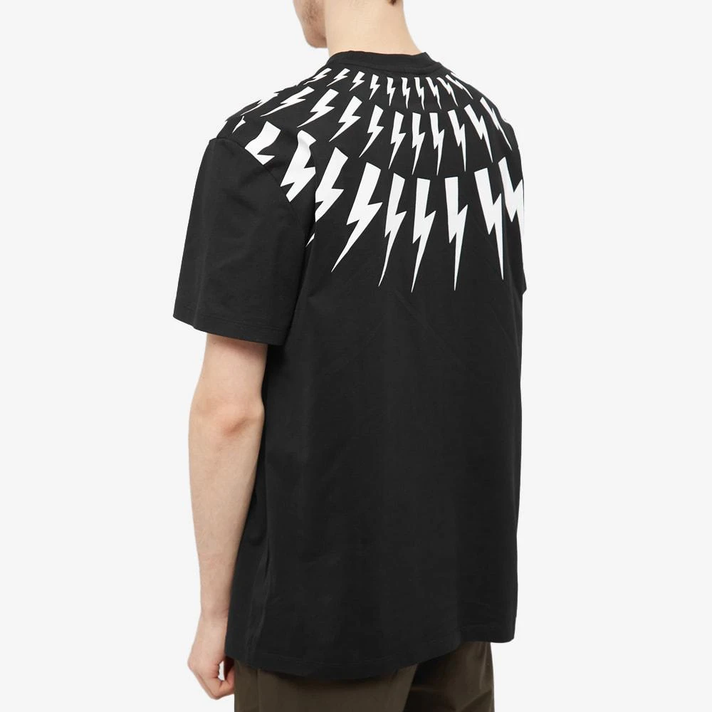 商品Neil Barrett|Neil Barrett Fairisle Thunderbolt Tee,价格¥793,第3张图片详细描述