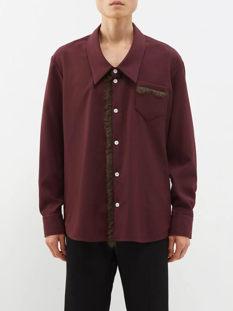 商品Namacheko|Omaro faux-fur-trim overshirt,价格¥1676,第1张图片