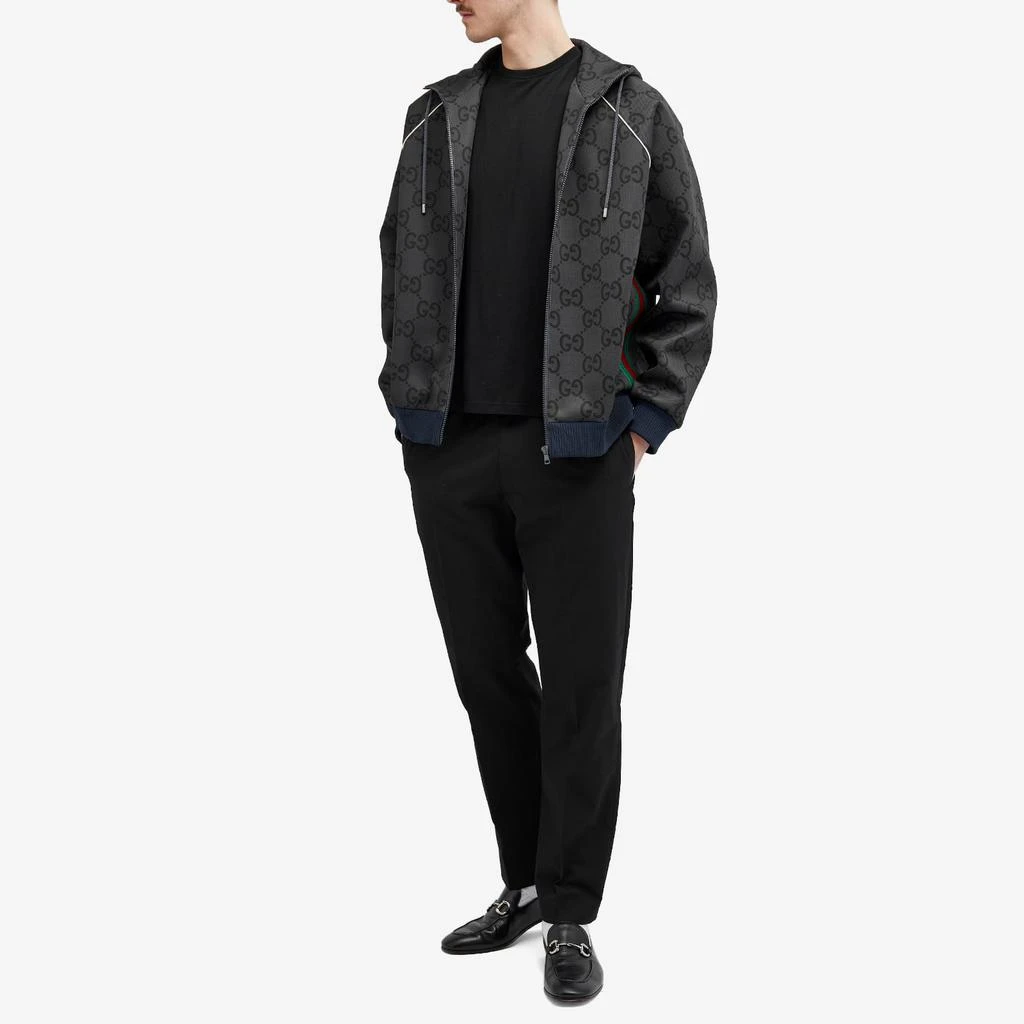商品Gucci|Gucci Light Neoprene Jumbo GG Hooded Jacket,价格¥21150,第4张图片详细描述