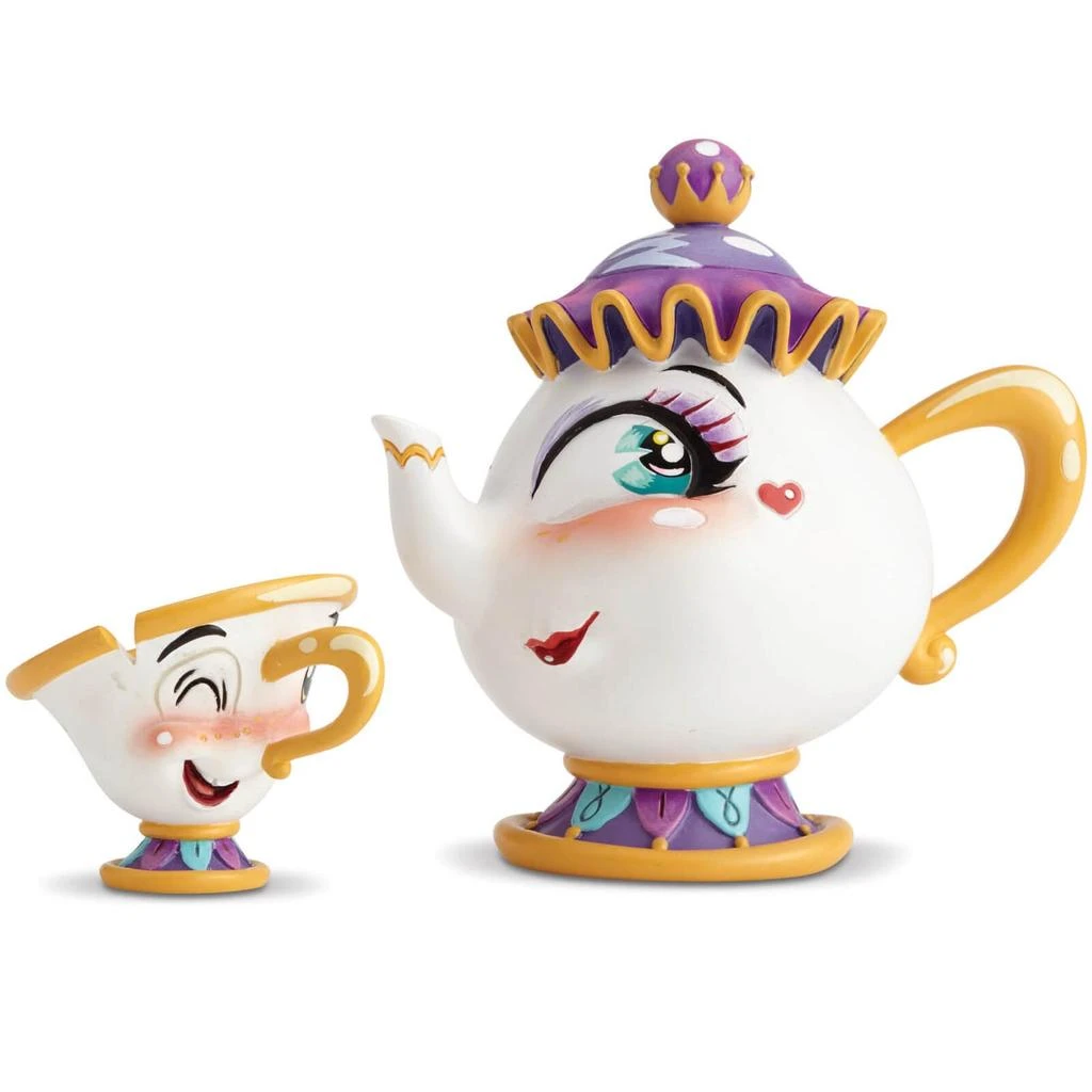 商品The World of Miss Mindy Presents|Miss Mindy Mrs. Potts and Chip Figurine,价格¥383,第2张图片详细描述