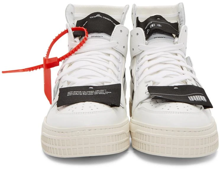 商品Off-White|White Low 3.0 Off-Court High-Top Sneakers,价格¥2912,第2张图片详细描述