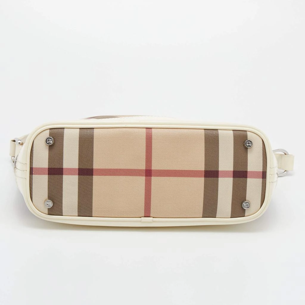 Burberry Beige/Cream Nova Check PVC And Leather Shoulder Bag 商品