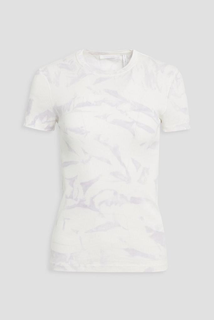 商品Helmut Lang|Tie-dyed ribbed jersey T-shirt,价格¥573,第5张图片详细描述