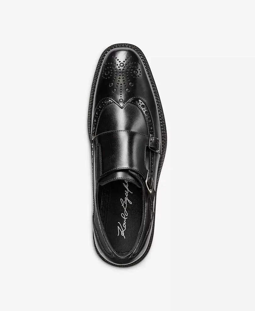 Men's Double Buckle Monk Strap Wingtip Dress Shoes 商品