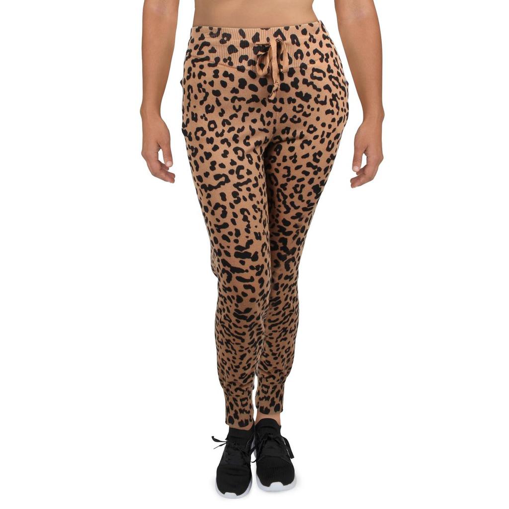 Aqua Womens Animal Print Sweatpants Jogger Pants商品第1张图片规格展示