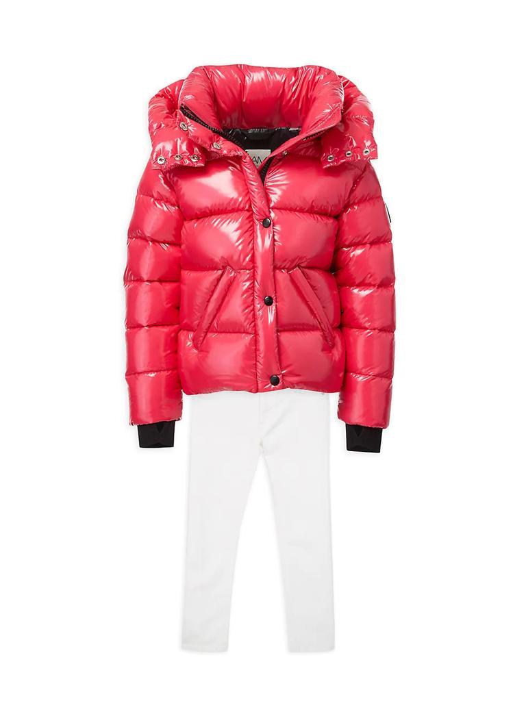 商品SAM.|Girl's Annabelle Down Puffer Coat,价格¥2627-¥2965,第4张图片详细描述