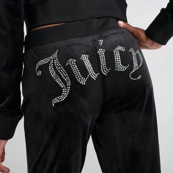 Women's Juicy Couture OG Big Bling Velour Track Pants 商品