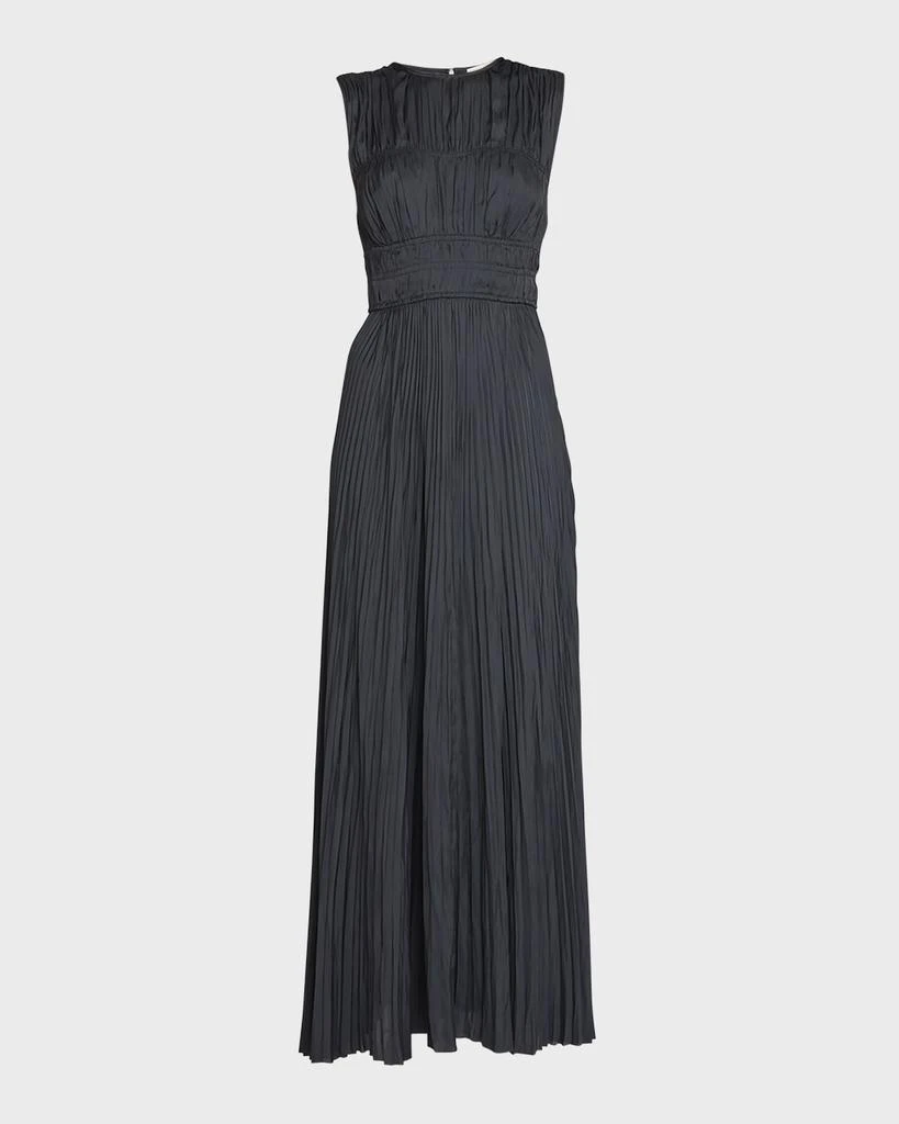 商品Ulla Johnson|Delia Sleeveless Pleated Satin Gown,价格¥4607,第2张图片详细描述