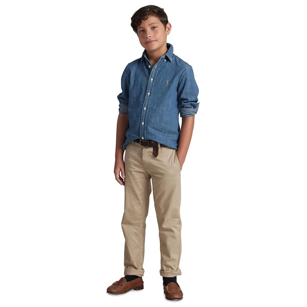 商品Ralph Lauren|大童全棉休闲衬衫,价格¥410,第2张图片详细描述