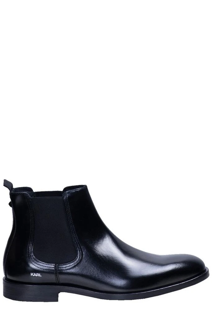 商品Karl Lagerfeld Paris|Karl Lagerfeld Round-Toe Ankle Boots,价格¥1619,第1张图片