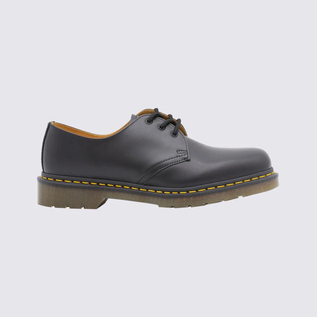 商品Dr. Martens|DR. MARTENS BLACK LEATHER 1461 SHOES,价格¥945,第1张图片