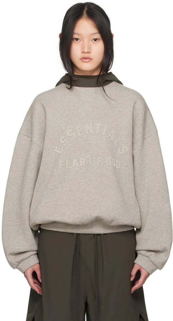 商品Essentials|Gray Bonded Hoodie,价格¥779,第1张图片