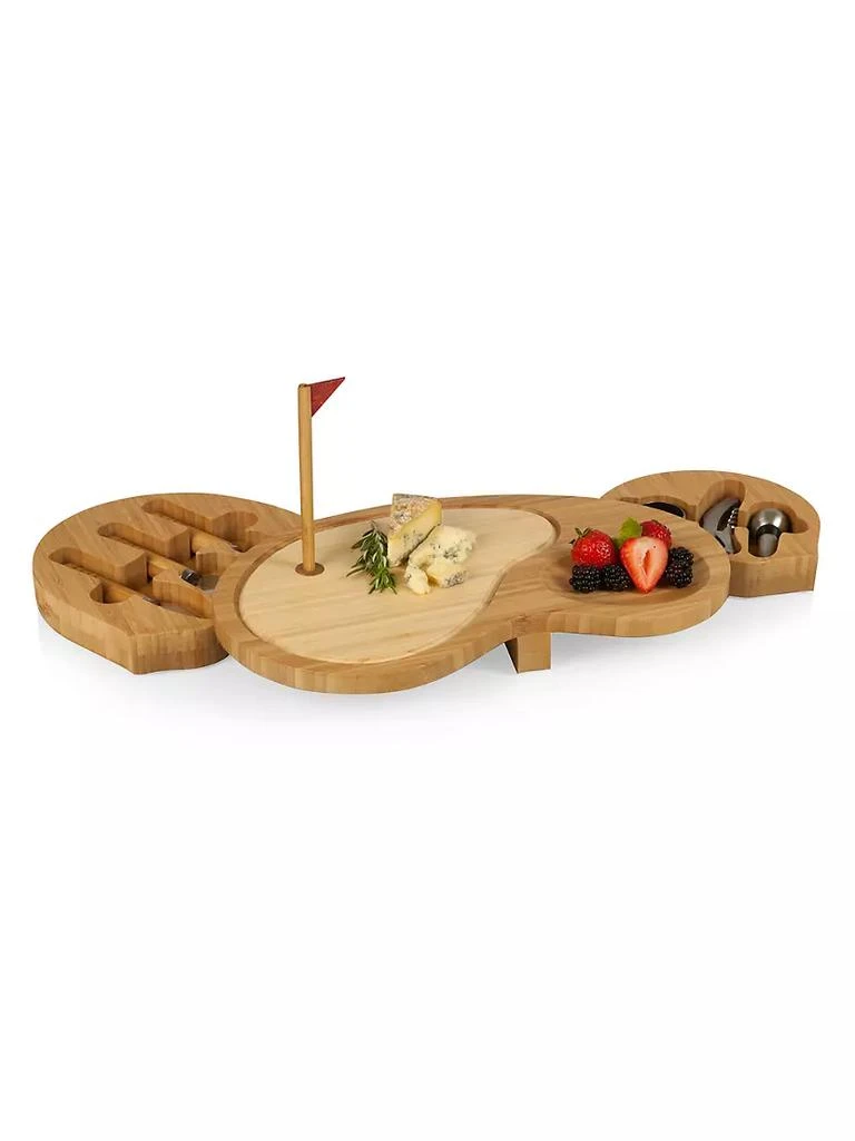 商品Picnic Time|Cheese Boards Sand Trap Golf 8-Piece Cheese Board & Tools Set,价格¥727,第4张图片详细描述