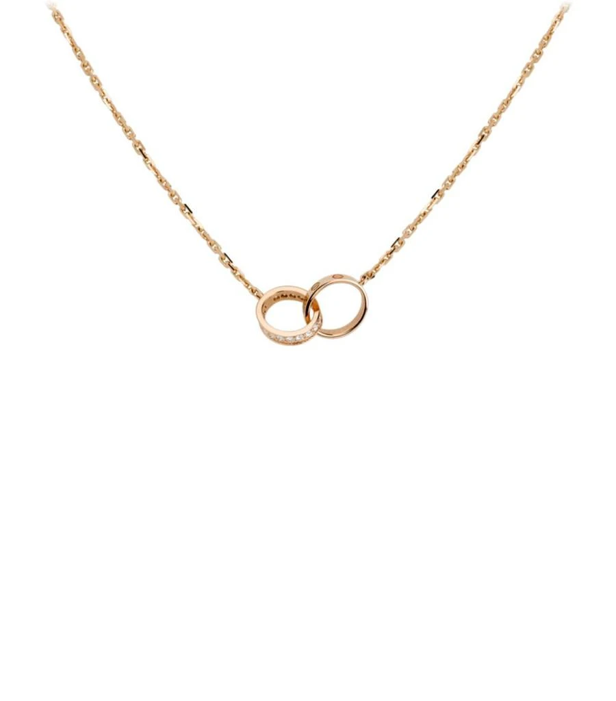 商品Cartier|Rose Gold and Diamond LOVE Necklace,价格¥39267,第1张图片