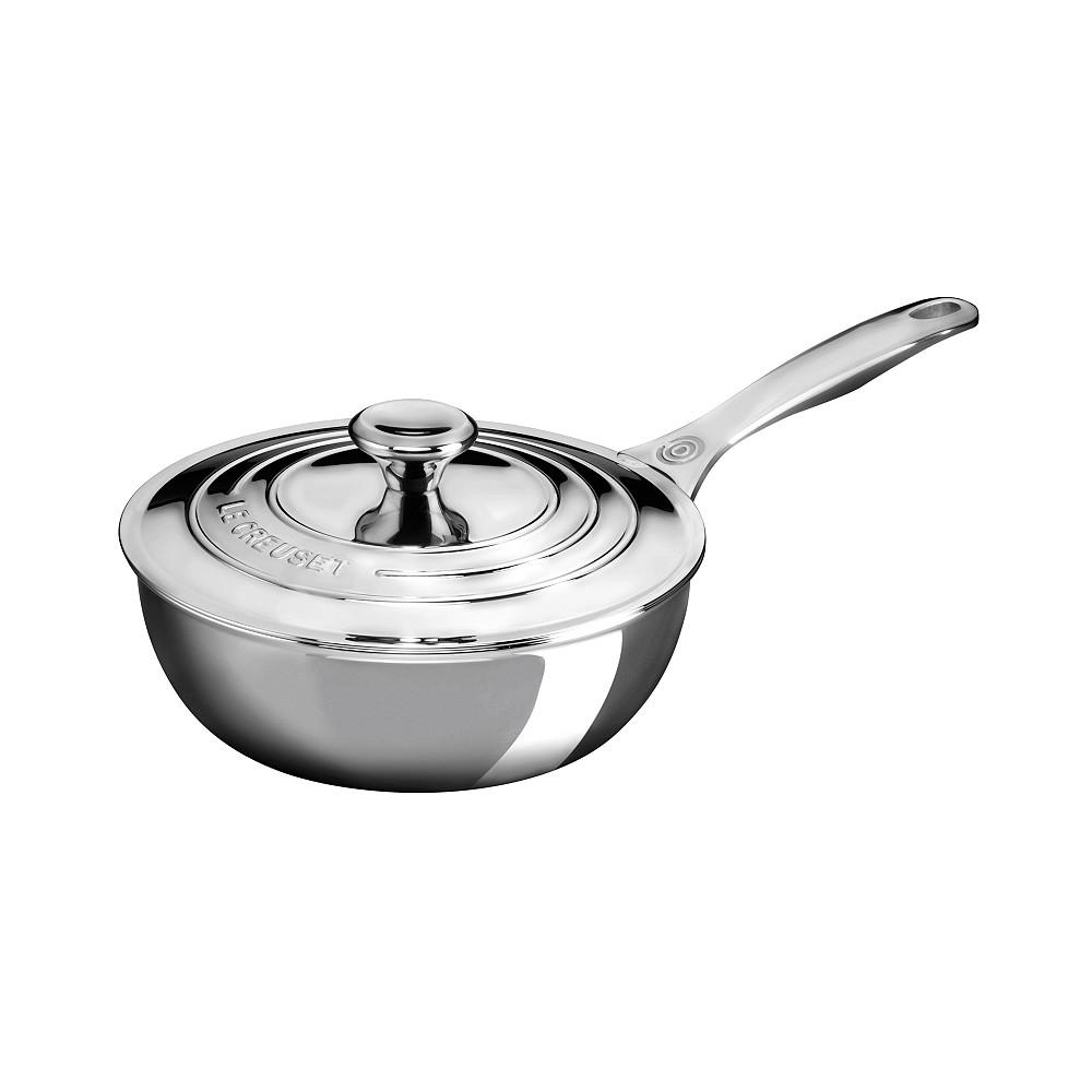 Stainless Steel 2-Qt. Saucier Pan with Lid商品第1张图片规格展示