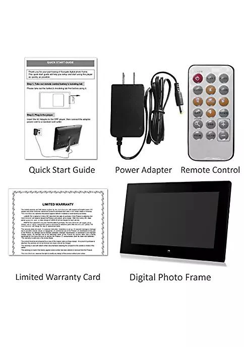 商品Sungale|Pf1501 14  Digital Photo Frame W  Sleek Design Great Display Options For Pictures,价格¥900,第4张图片详细描述