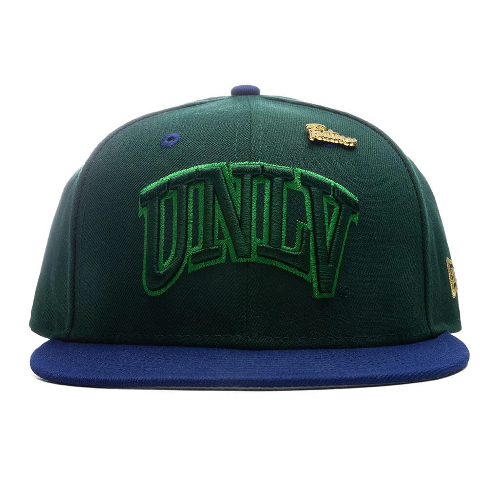 商品Feature|Feature x New Era "Timepiece" UNLV Rebels Fitted - Green/Royal,价格¥457,第1张图片