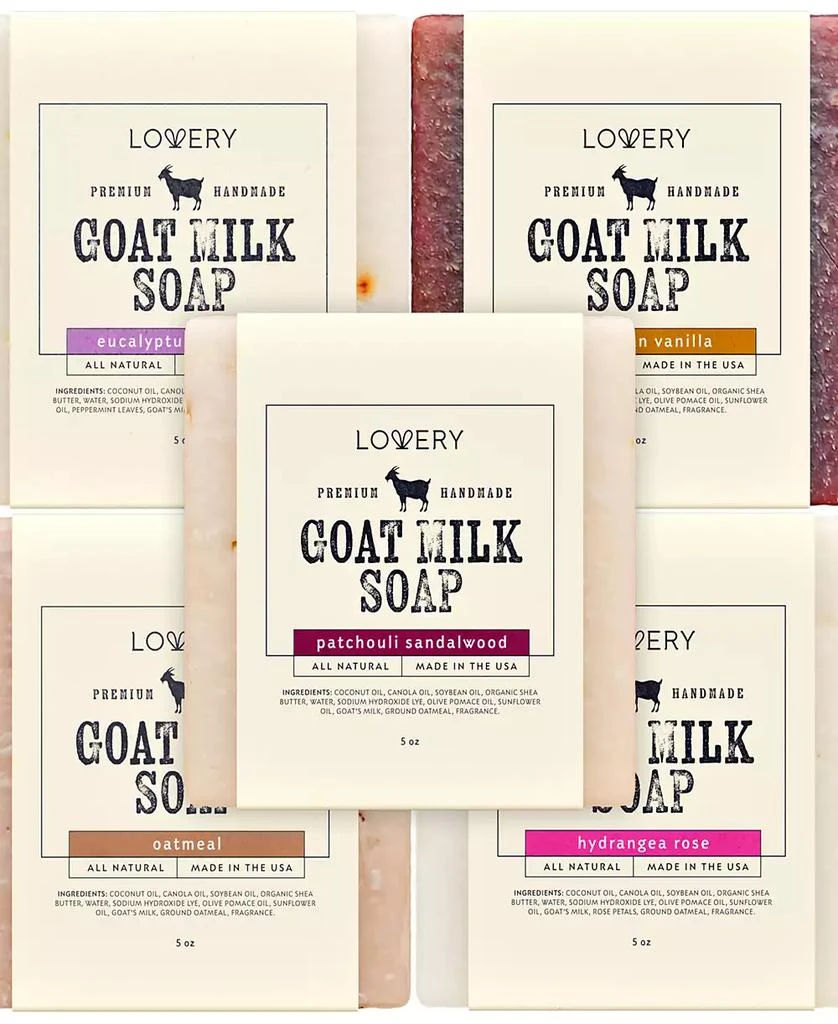 商品Lovery|5-Pc. Goat Milk Soap Bars Set,价格¥225,第4张图片详细描述