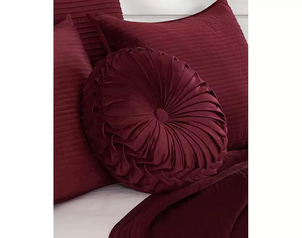 商品J Queen New York|Townsend Tufted Decorative Pillow, 15" Round,价格¥479,第1张图片详细描述