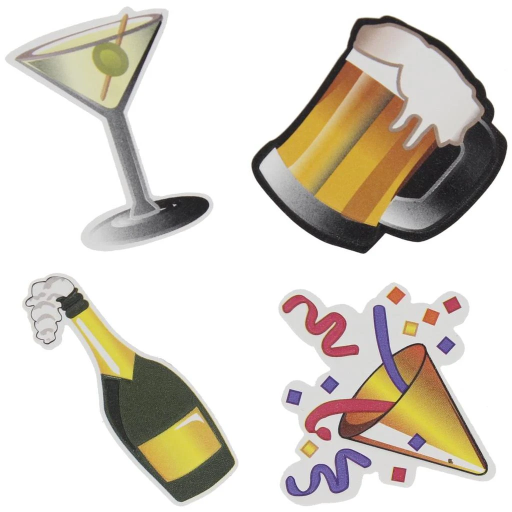 商品Twig & Arrow|Twig & Arrow Womens Happy Hour Novelty Adhesive Stickers,价格¥46,第1张图片