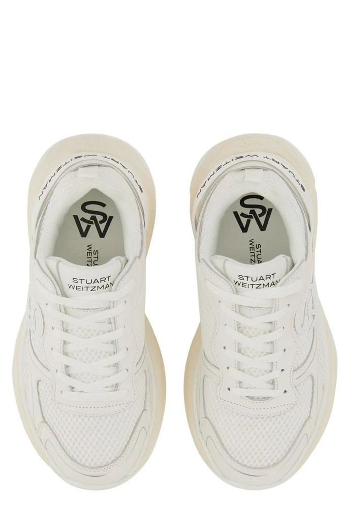 �商品Stuart Weitzman|Stuart Weitzman Logo Patch Mesh Lace-Up Sneakers,价格¥1449,第5张图片详细描述