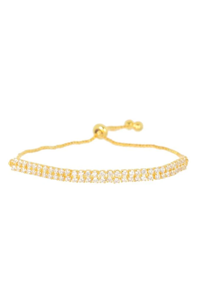 商品Nordstrom|Gold-Tone CZ Sliding Knot Bracelet,价格¥63,第1张图片