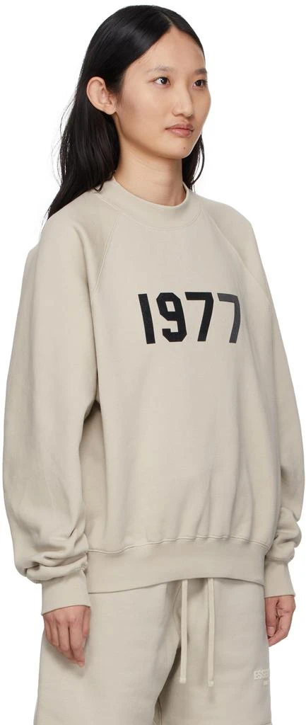 商品Essentials|Beige '1977' Sweatshirt,价格¥433,第2张图片详细描述