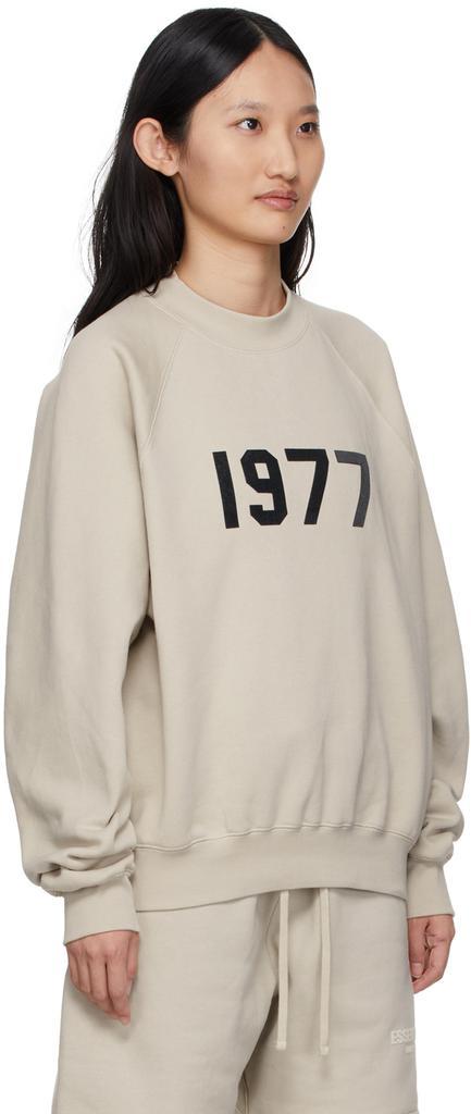 商品Essentials|Beige '1977' Sweatshirt,价格¥594,第4张图片详细描述