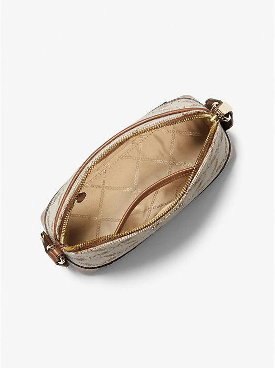 商品Michael Kors|Jet Set Large Empire Logo Jacquard Dome Crossbody Bag,价格¥676,第2张图片详细描述