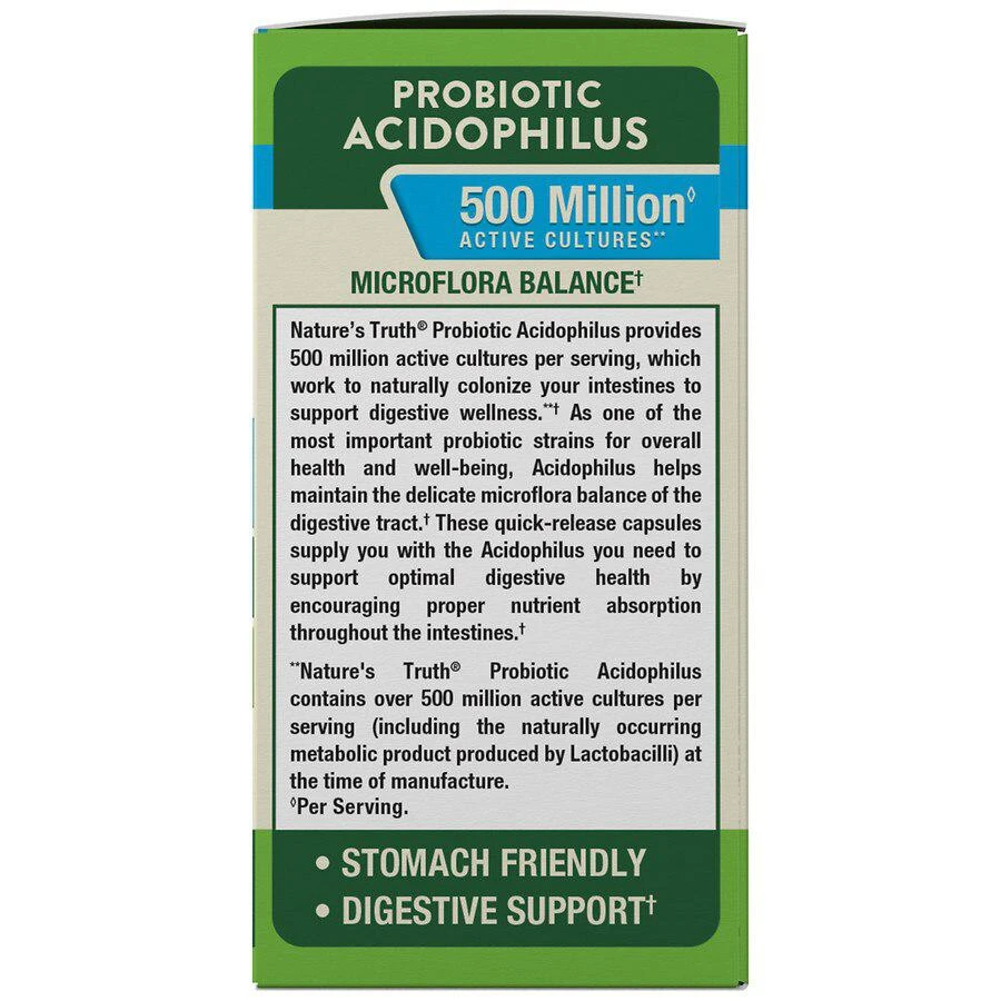 Probiotic Acidophilus 500 Million 商品