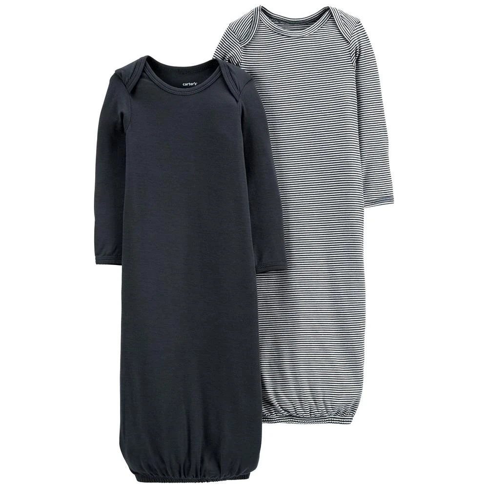 商品Carter's|Baby Boys PurelySoft Basic Comfy Sleep Gowns, Pack of 2,价格¥82,第1张图片