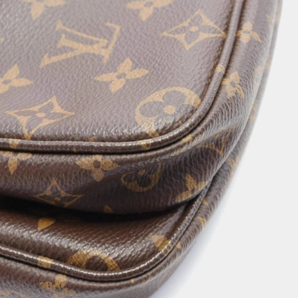 商品[二手商品] Louis Vuitton|Louis Vuitton Pochette Coated Canvas Monogram  Brown Khaki Shoulder Bag,价格¥23341,第3张图片详细描述